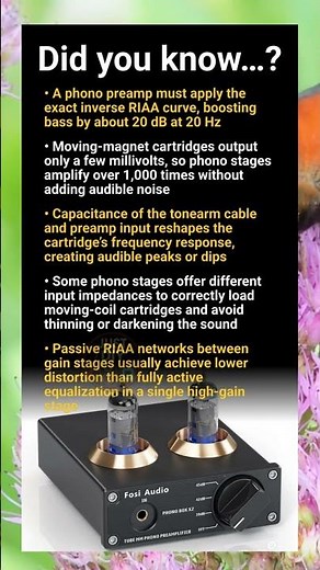 Phono preamp secrets: RIAA curves, noise floors and cartridge loading explained