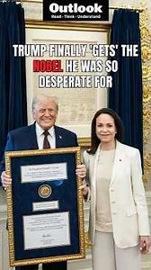 Trump Nobel Prize News| Trump Finally 'gets' The Nobel He Was So Desperate For| Outlook India