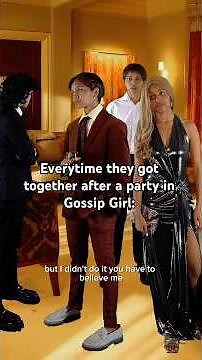 Every episode of Gossip Girl ended like this 😂😂