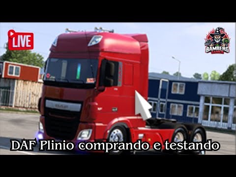 Comprando equipando e testando o novo mod o DAF do Plinio Cassio no Euro Truck Simulator 2