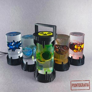 Artifact Container Lamp – STALKER Inspired LED Light - Cosplay, Gamers, Changeable Colors, Resin Artifact, USB, Swapable, Chernobyl - Etsy