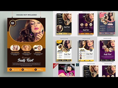 FREE DOWNLOAD Designing Beauty Salon Flyers: Step-by-Step Photoshop Tutorial (25+ Ideas)