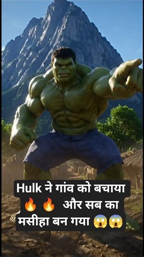 Hulk Banaa pure gaaw ka masiha || hulk story ||#shorts #trending #hulk ‪@MrBeast‬