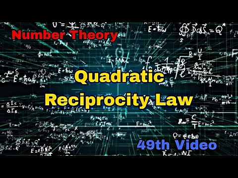 Quadratic Reciprocity law | By Gauss Lemma | 49th Video