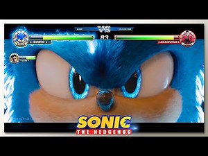 Sonic vs Robotnik with Healthbars