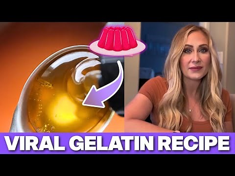 THE VIRAL GELATIN TRICK – I Tried The GELATIN TRICK RECIPE For 1 Month (Learn Step By Step)