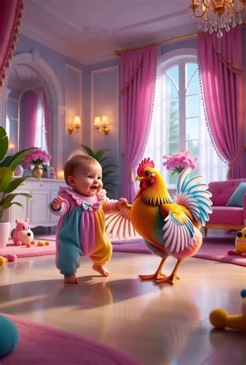 Funny Baby Chicken Dance Video