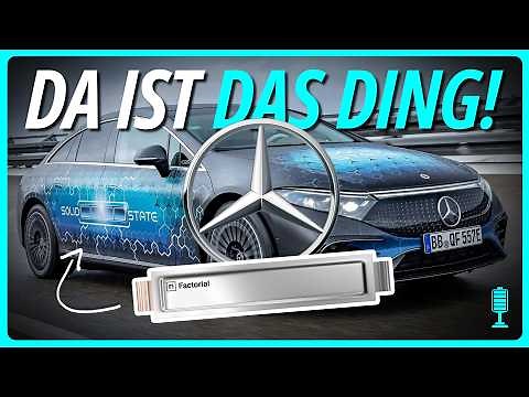 🤩💪 Mercedes SOLID-STATE-Akku mit Festkörper-Batteriezellen auf der Straße | E-Auto | Geladen-Podcast