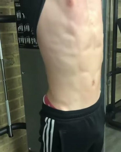 Teen boy do Six Packs training | Hot Boys