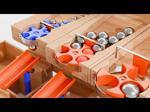 Ball Sorting Machine | Blender Physics Simulation