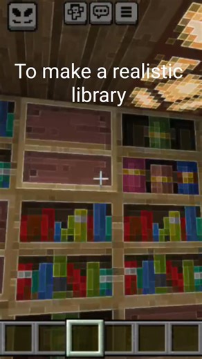 Loom Bookshelf Build Hack in Minecraft