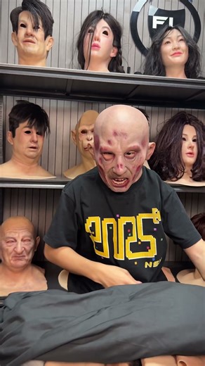 Extreme Realistic Silicone Mask – Horror Disguise for Halloween & Cosplay#siliconemask #diycosplay