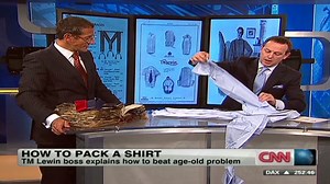 Dressed for success: How to fold a shirt