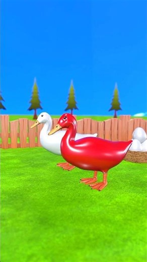 Squid Game Doll & Scary Teacher Feeds Duck #shorts