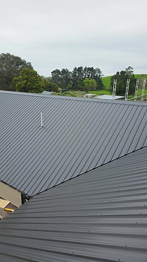 And here we have it team roof installed and the final product of our cladding thank to our ladder platform | Vision Built Limited