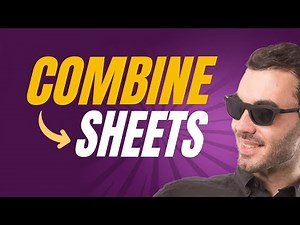 Combine Multiple Google Sheets Instantly! | One-Click Automation Tutorial