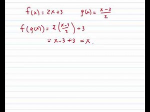 Composite and Inverse Functions