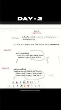 DAY - 2 DATATYPES #aptitude #windows #coding