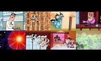 Mix of 8 videos from youtube : All The Powerpuff Girls (1998) Season 1 Episodes at the Same Time (1)