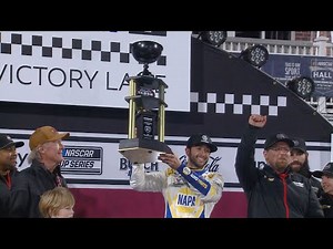 Post-race interview with Chase Elliott after winning the Cook Out Clash at Bowman Gray Stadium