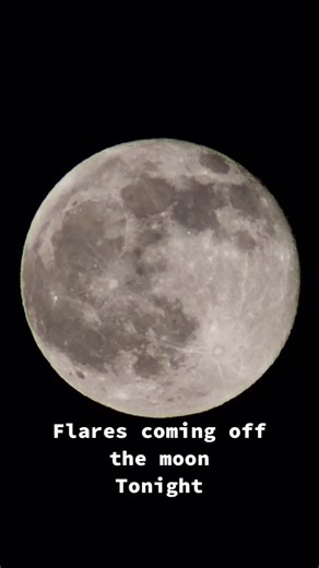 Moon Flares Tonight. Nikon D600 #fyp #moon #yorkshire #uk #photography