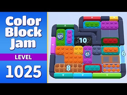 Color Block Jam Level 1025 (1026) | Every Puzzle Solved! 🎯