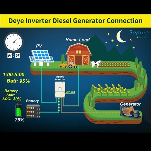 Deye Inverter Diesel Generator Connection