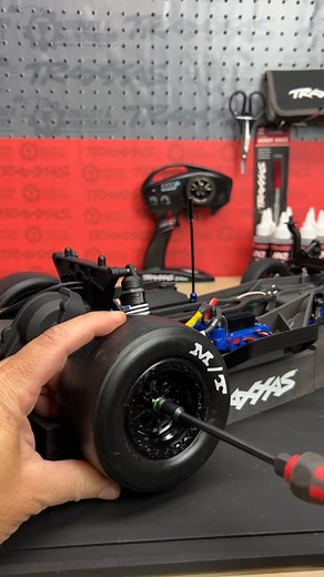 19K views · 442 reactions | Freshen up your Traxxas Drag Slash — 20% OFF: https://traxxas.com/landingpages/keep-fun-going-tires-and-wheels  Those glossy black wheels on Mickey Thompson Drag Slicks… 襤 Plus, the “sticky” rubber compound provides superior traction for more grip off the line!  [[Model # 94076-4]] [Part # 9474 / 9476] | Traxxas | Facebook