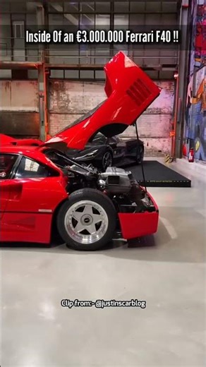 😯"Inside the $3,000,000 Ferrari F40 – Interior Tour of a Legend"| THE TRILLIONAIRE CREATOR
