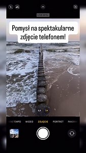 Spektakularne zdjęcie telefonem! Ten sposób najlepiej zadziała na iPhone’ach, ale niektóre telefony z Androidem mają podobną funkcję która nazywa się rozmytą woda lub jedwabista woda. Jak takie zdjęcie zrobić przy użyciu trybu Pro powiem wam wkrótce jak pojadę nad morze! #mobilnafotografia | Mazurek Photographer