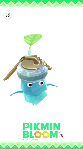 スタジアム：スタジアムのキーホルダーレア 氷 #pikminbloom #デコピクミン #pikmin