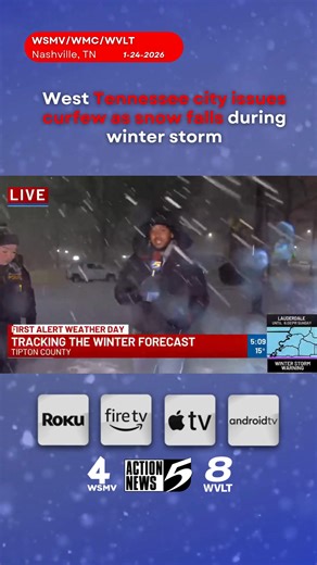 As the storm moves across Tennessee, Gray Media's network of TV news stations is tracking its path. Our Memphis station is tracking heavy snowfall this morning, and Nashville and Knoxville are next! | WVLT