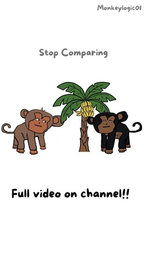 Monkey Was Happy… Then He Started Comparing