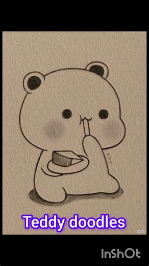 Easy teddy art#sketchable#like and subscribe#shorts