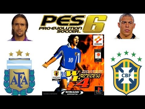 PES 6 PC WINNING ELEVEN 4 ARGENTINA VS BRASIL