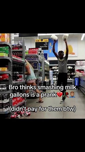 Smashing Milk Gallons: A Unique Prank Encounter