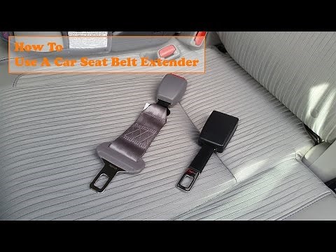 How to use a car seat belt extender