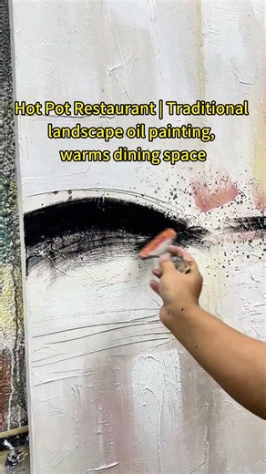 Simple & Elegant Hand-Painted Abstract Art Making Process