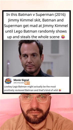 In That Batman v Superman Skit (2016), Nobody Expected Lego Batman 🤣🤣