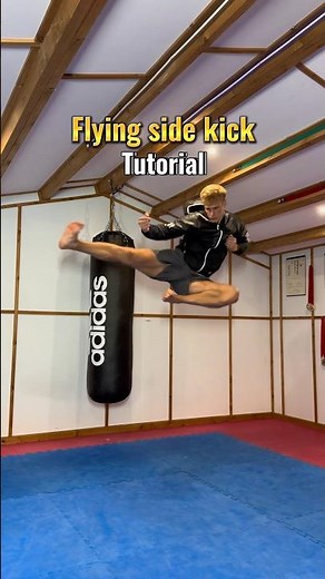 Flying side kick tutorial✅