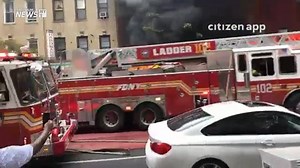 11K views · 112 reactions |  No injuries were reported after a fire tore through a bike store located at 585 Nostrand Avenue in Brooklyn Friday afternoon. (Courtesy: Citizen App) | Spectrum News NY1 | Facebook