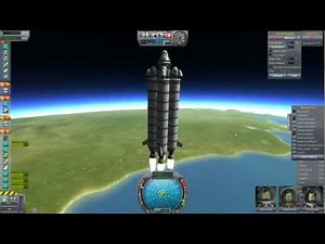 Lets play Kerbal Space Program #09 (german/HD) unsere erste Munrakete geht auf die Reise