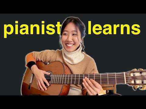 Pianist Learns Classical Guitar