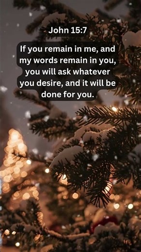 Jesus Saves | John 15:7 Daily Bible Verse