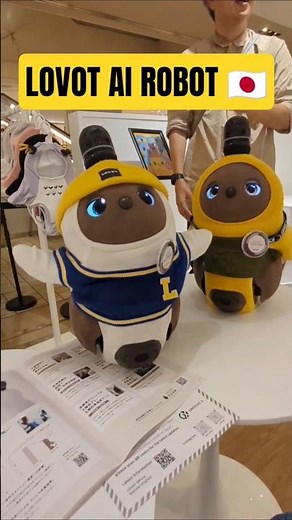 Japan's cutest ai robot will make your day! #ai #lovot #robotlove #robots #japan