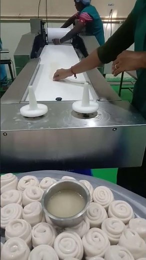 Parotta coiling machine process