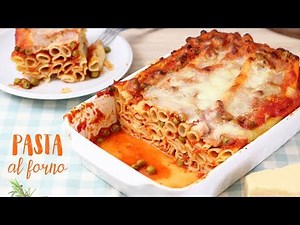 PASTA AL FORNO CON POMODORO E MOZZARELLA - ZITI AL FORNO - Ricetta facile - Baked Pasta