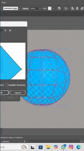 Perfect 3D Sphere in Illustrator — Clean & Modern Design!