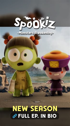 Spookiz on Instagram: "the cutest duo are BACK 😭‼️ find out what happens to Zizi and Kongkong in the new ep! 🔗 LINK IN BIO #Spookiz #NewSeason #SpookizReturns"