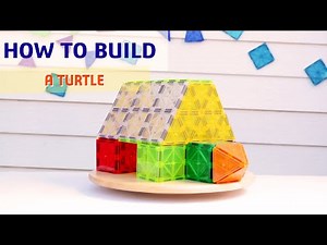 Magnetic Tiles ideas - HOW TO BUILD A TURTLE